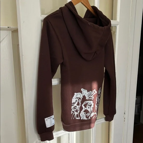 Brown Graphic Hoodie, small, Rapidstreet - Picture 7 of 8